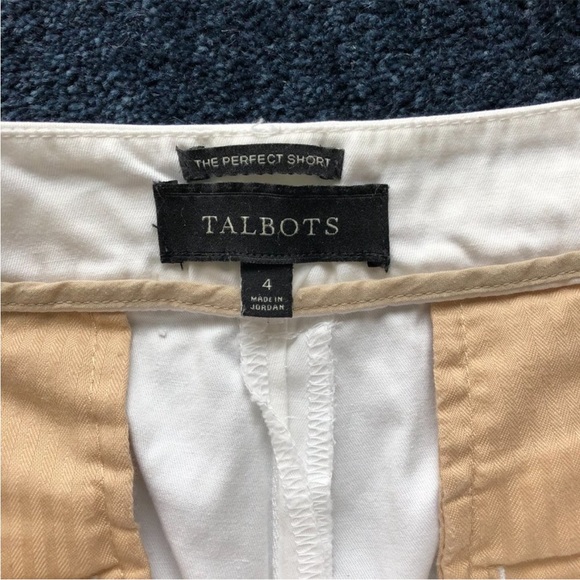 Talbots Women's White Bermudas size 4 - Picture 4 of 7